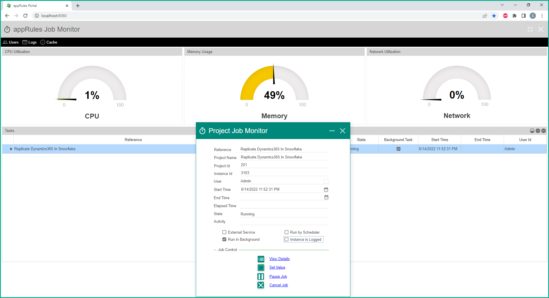 Job Monitor