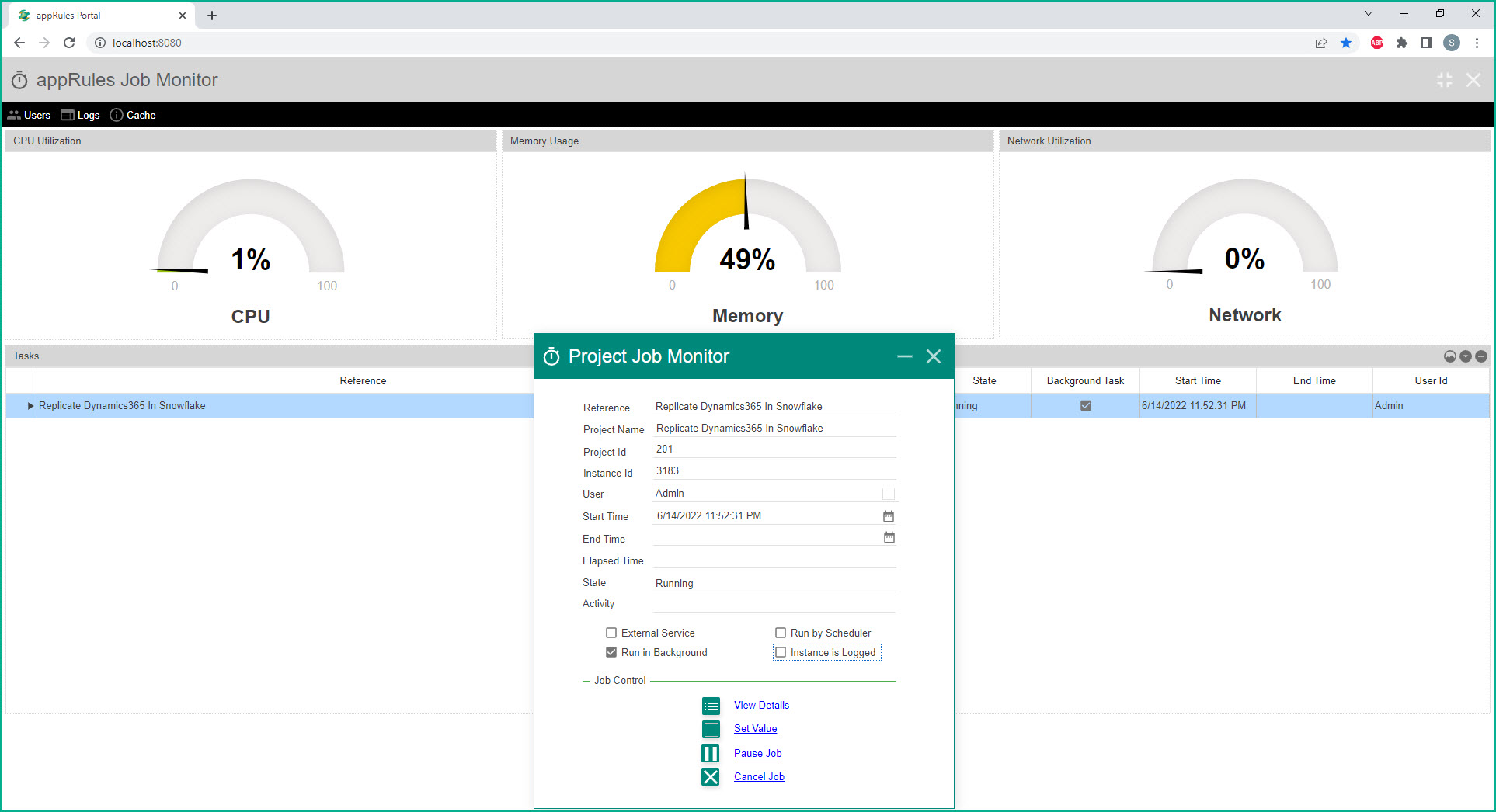 Job Monitor